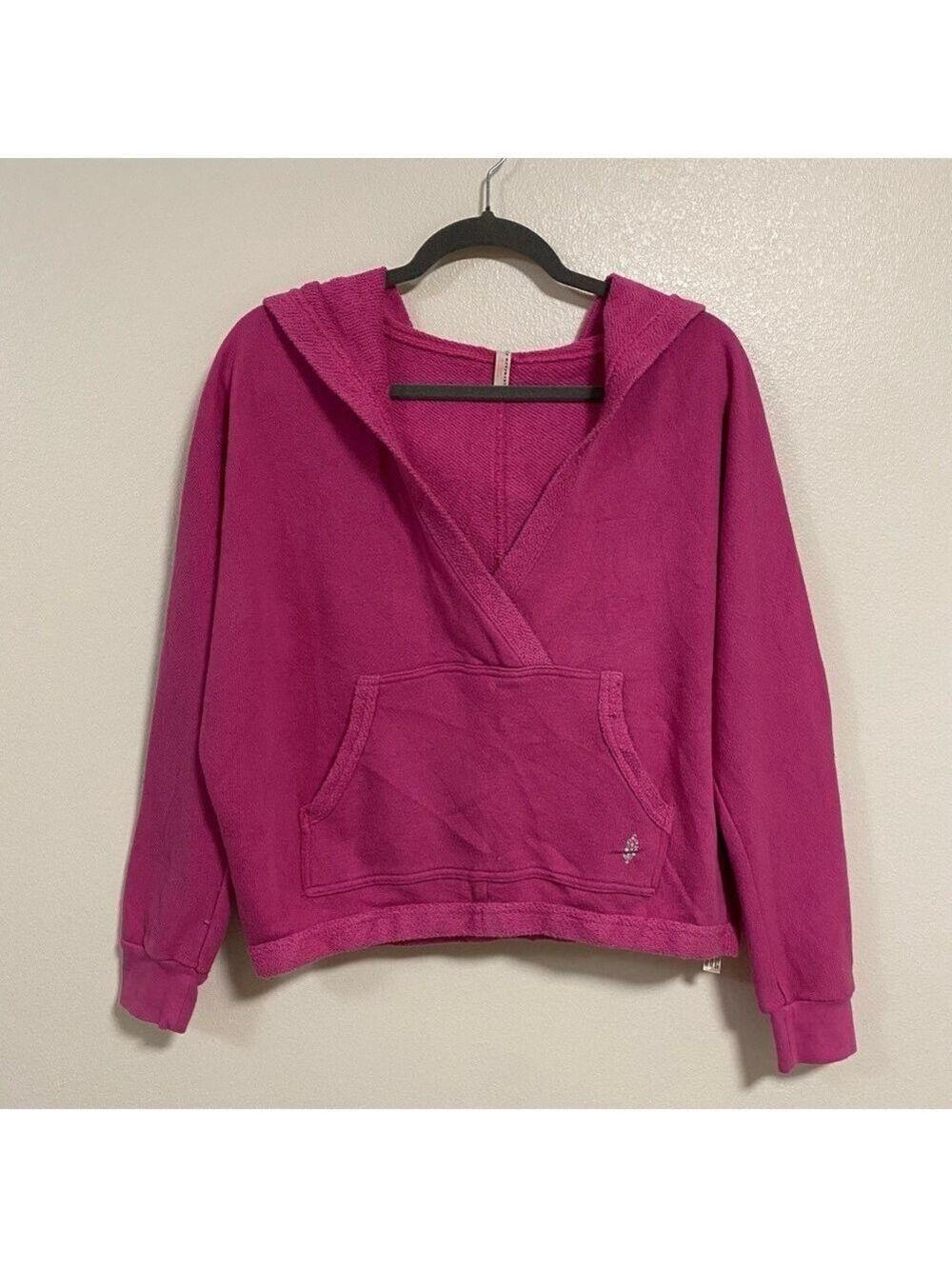 Free People Movement Hoodie Wome Size Small Pink Reyes Hoodie Sweater
